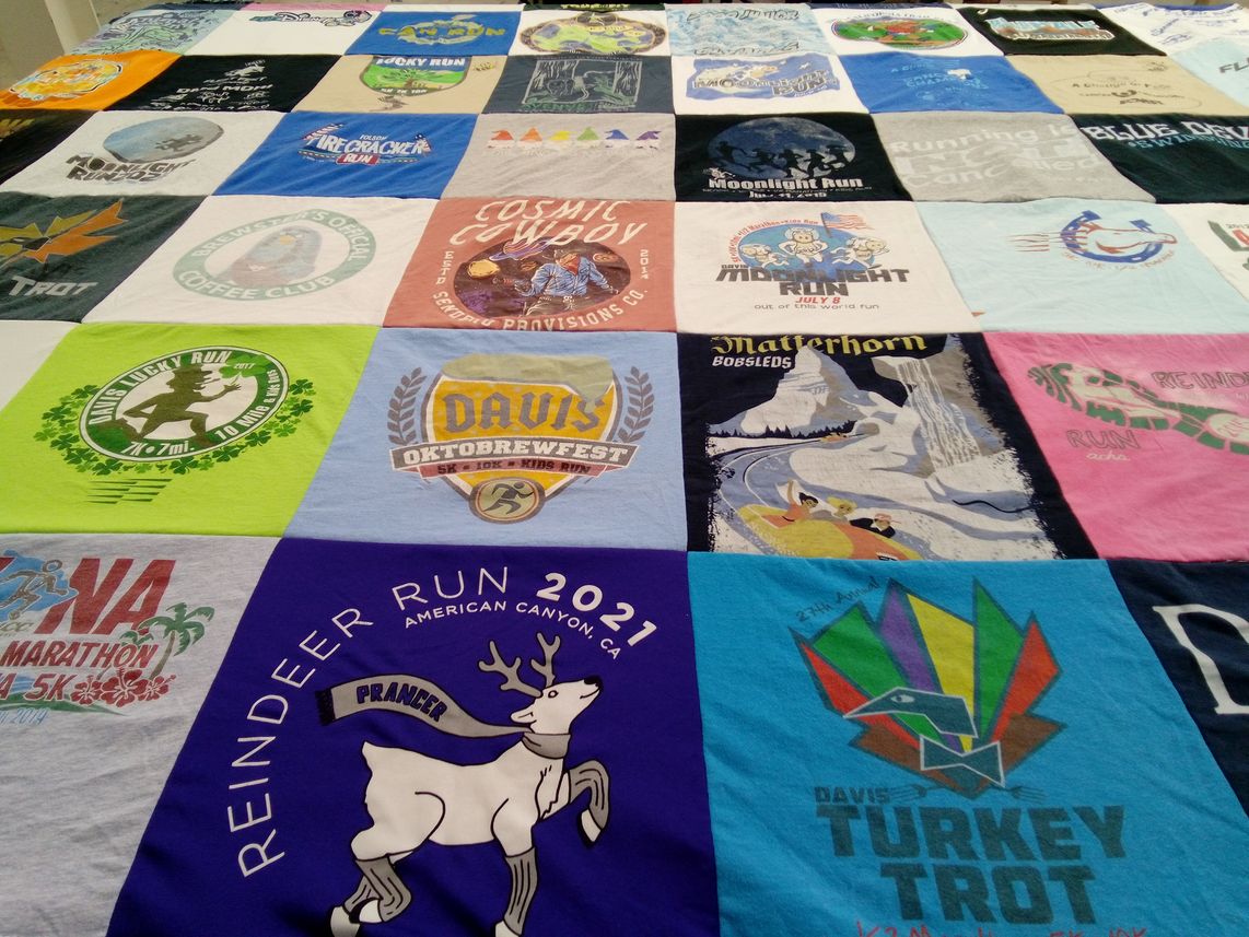 T-shirt quilt from university of california, davis by Shelly from CA