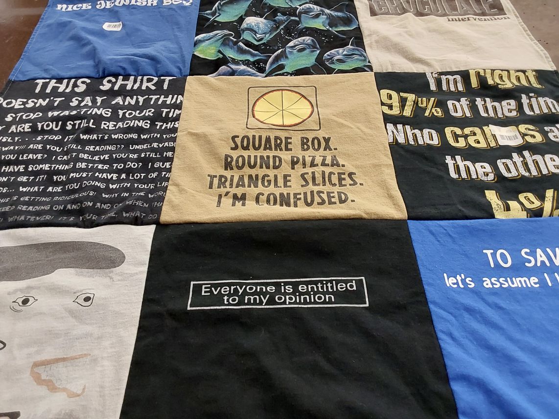 T-shirt quilt by Regan from FL