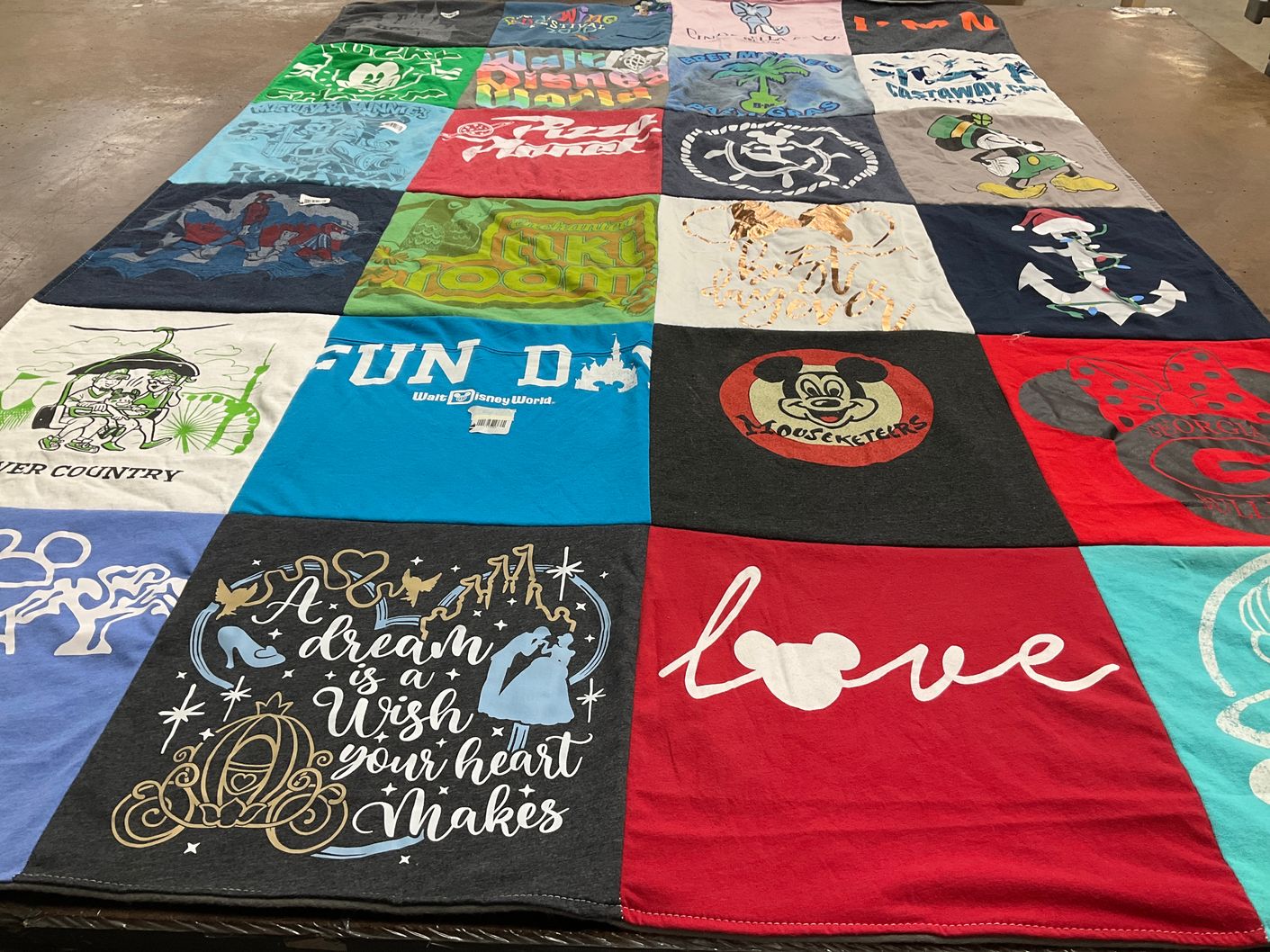 T-shirt quilt from university of georgia by Kristine from GA