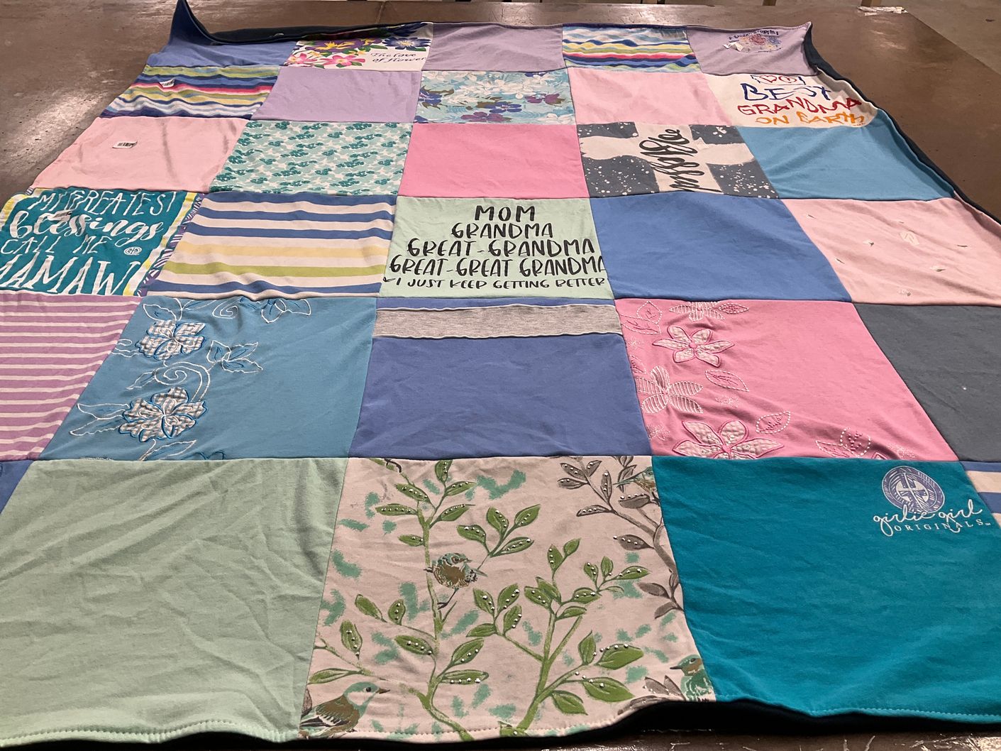 T-shirt quilt by June from NC
