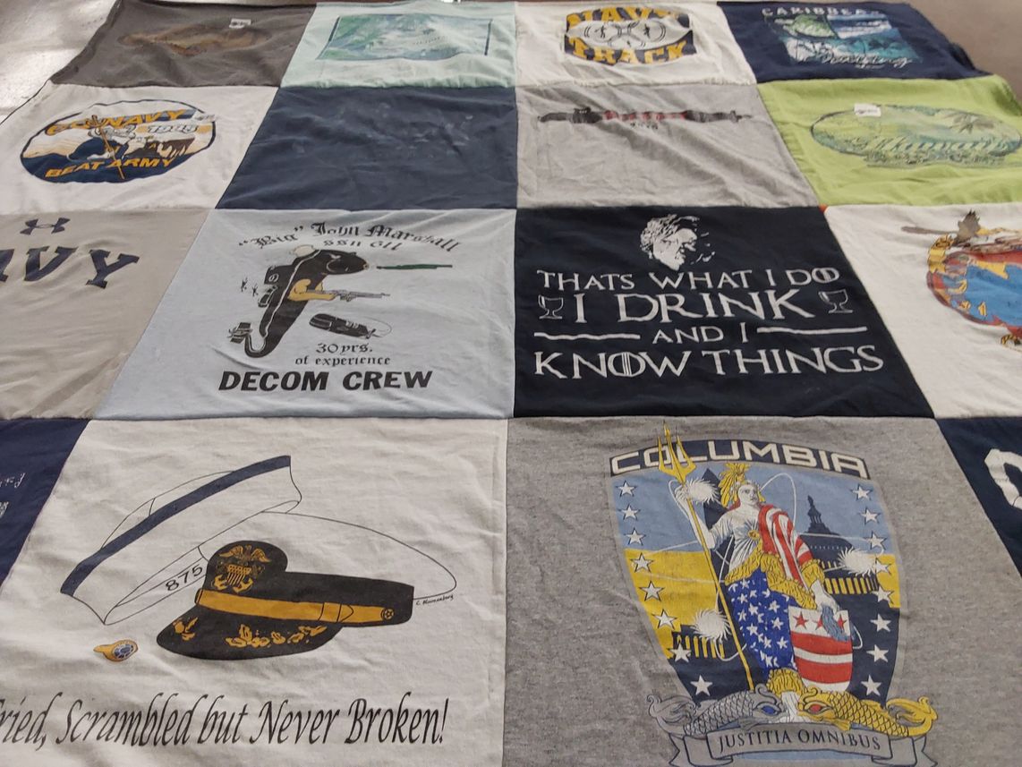 T-shirt quilt by Diane from FL