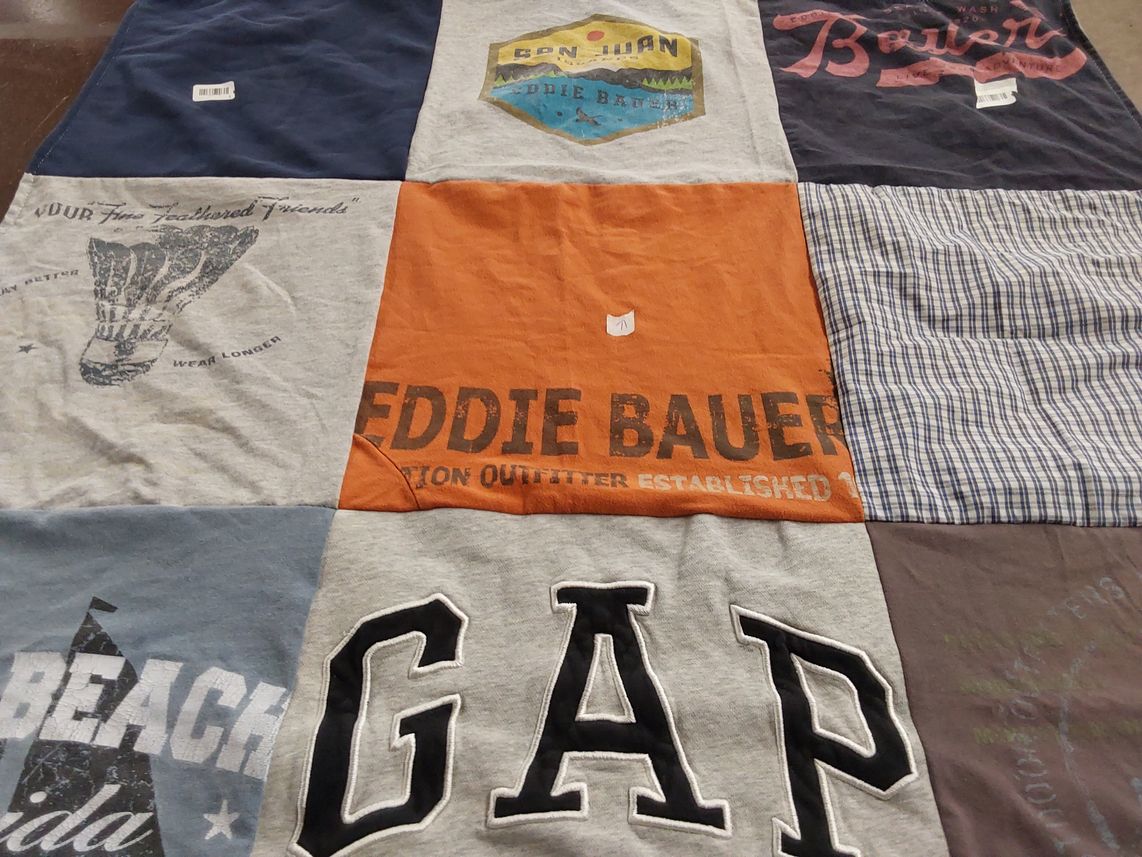 T-shirt quilt by Susan from NJ