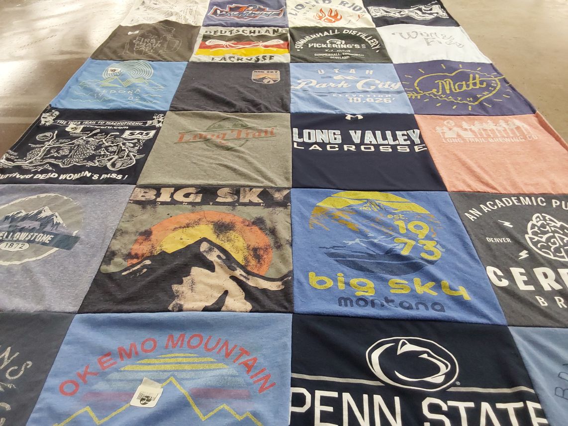 T-shirt quilt from penn state university by Julie from NJ
