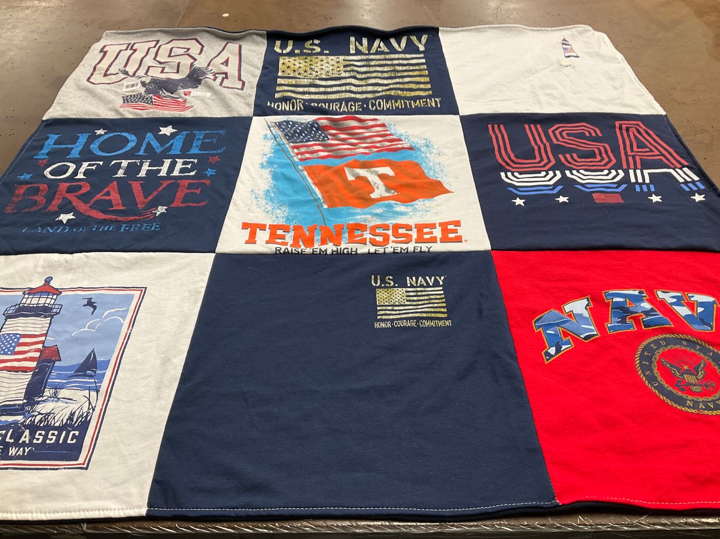 T-shirt quilt by Elizabeth from MS