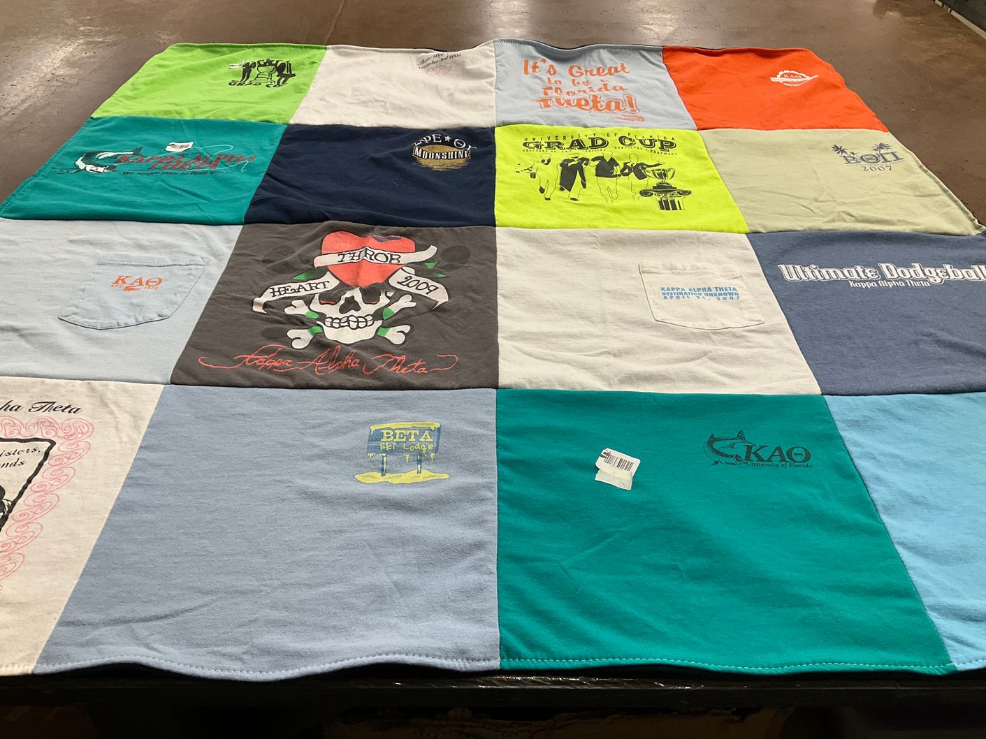 T-shirt quilt from university of florida by Yooni from FL