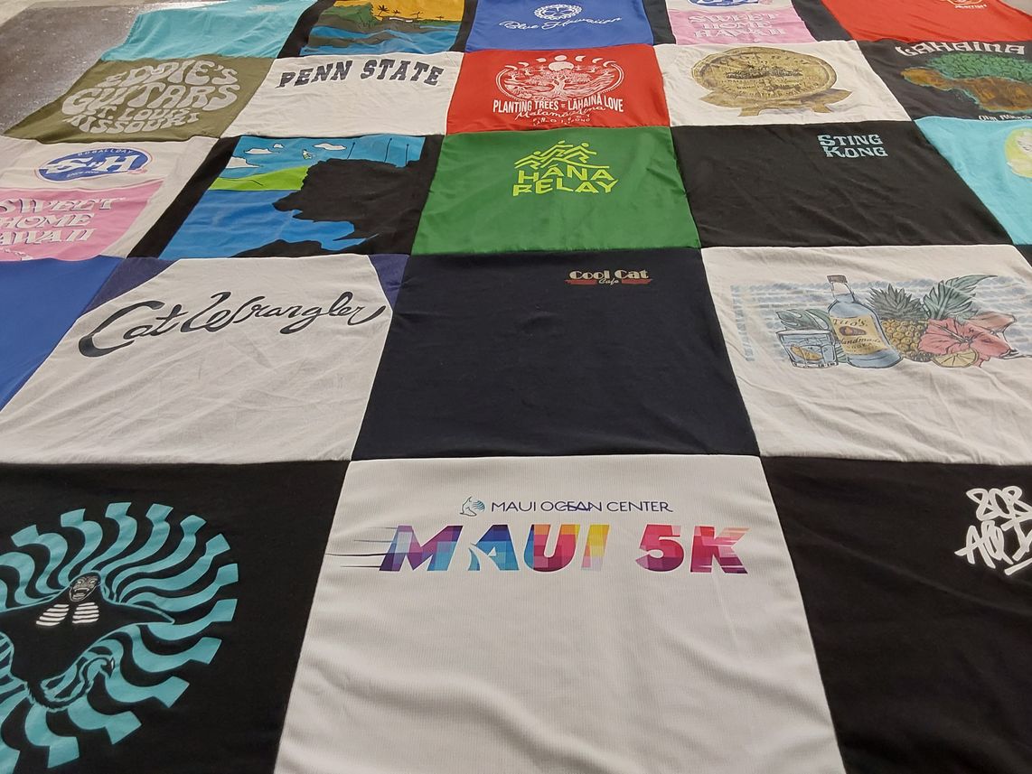 T-shirt quilt from penn state university by Kristen from HI