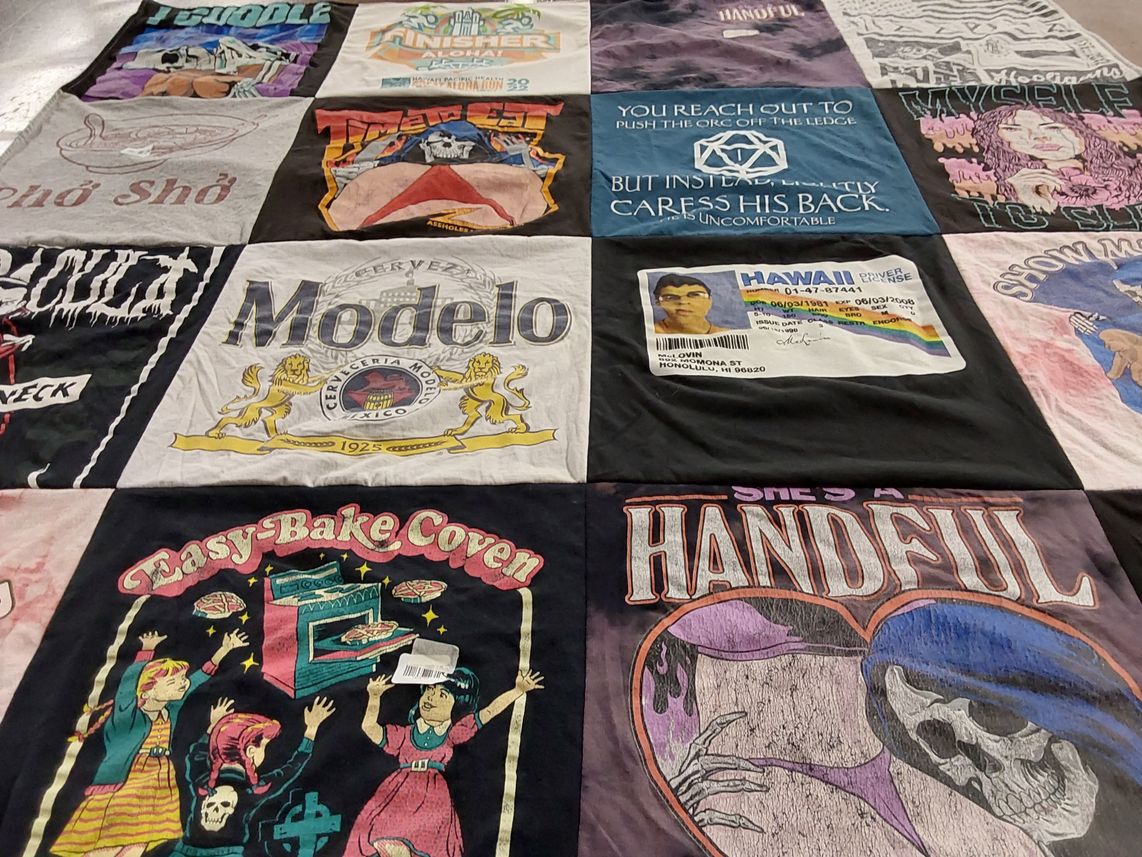 T-shirt quilt by Zoey from GA