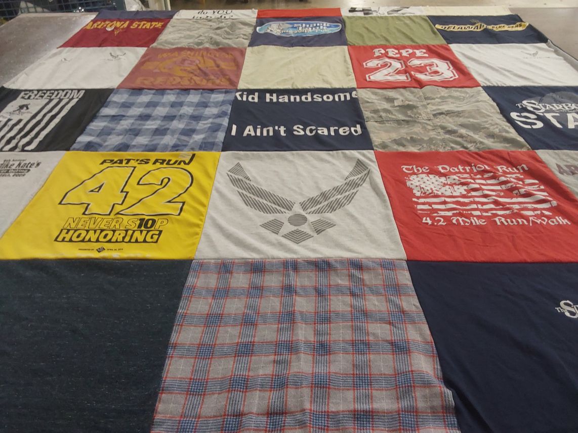 T-shirt quilt from arizona state university by C from DE