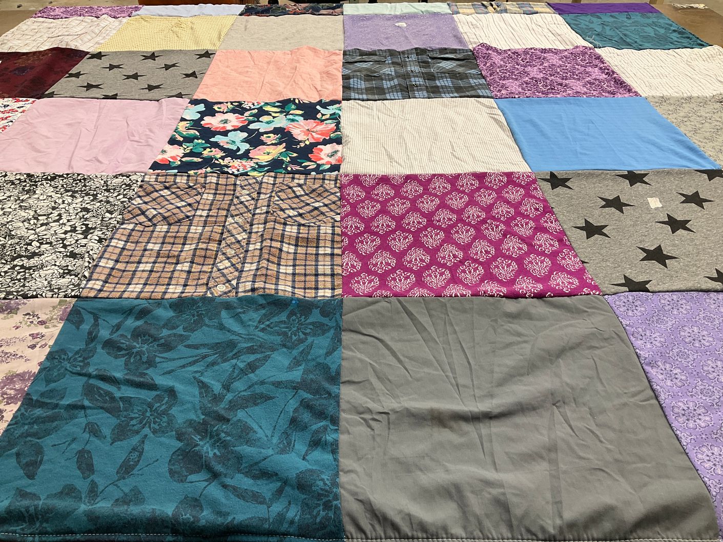 T-shirt quilt by Rebecca from NC