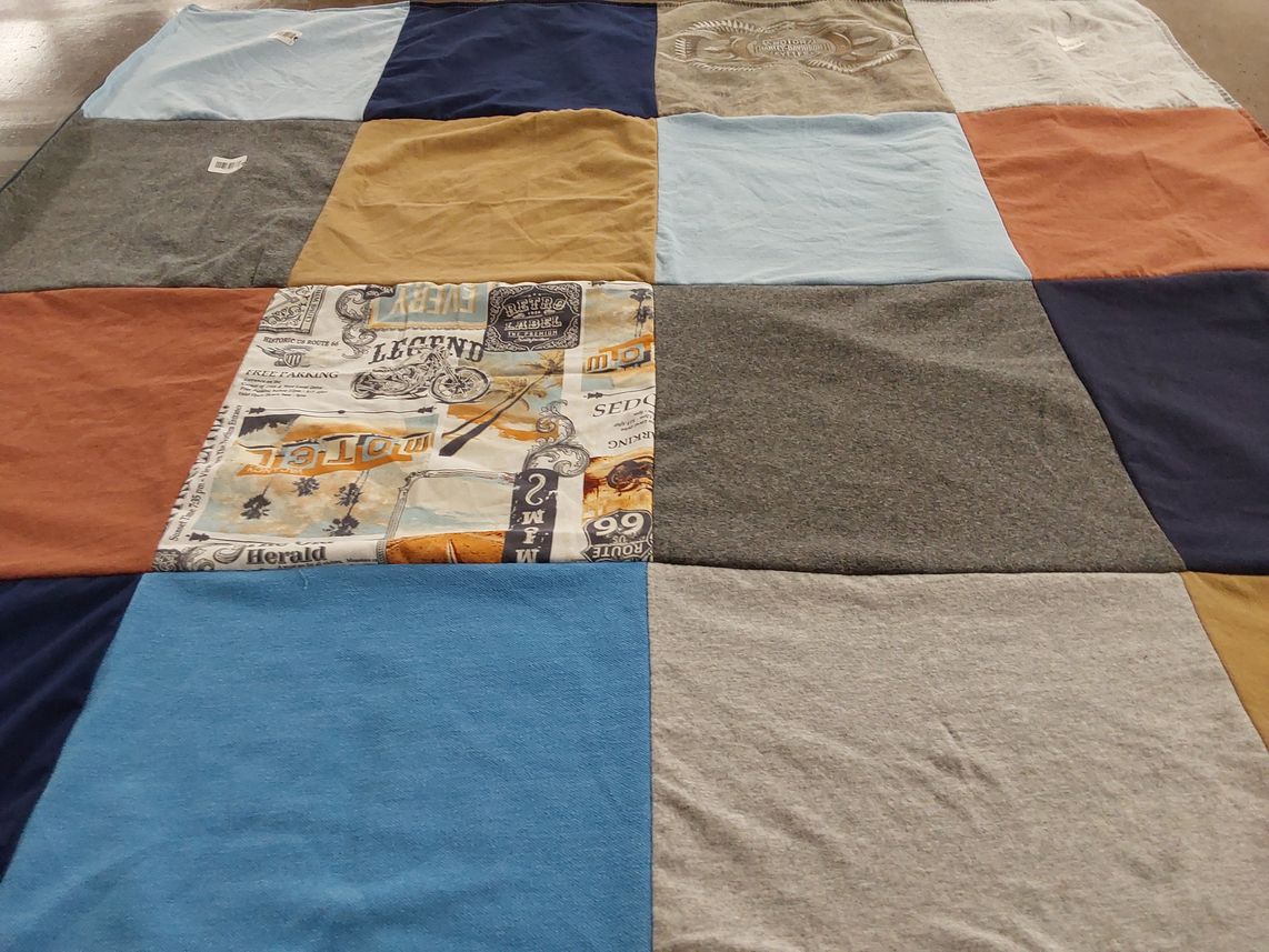 T-shirt quilt by Mary from FL