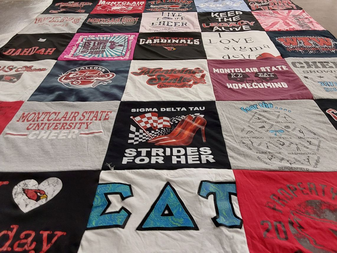 T-shirt quilt featuring cardinals by Christina from NJ