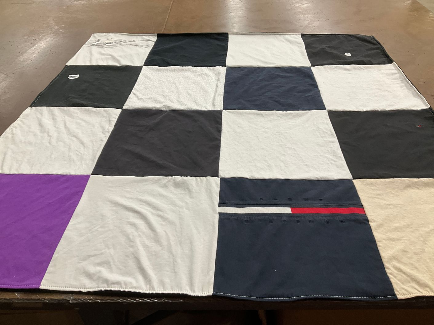 T-shirt quilt by Christine from TX