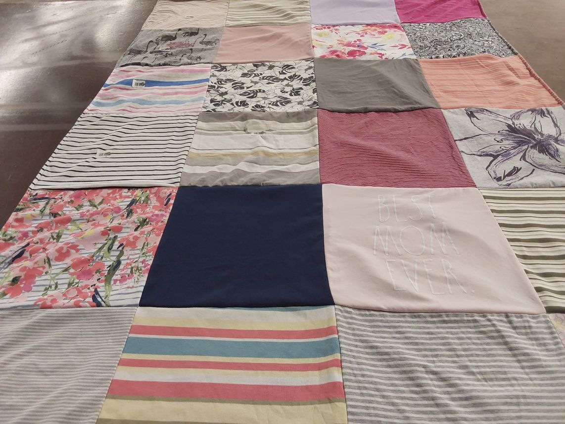 T-shirt quilt by Lori from CO