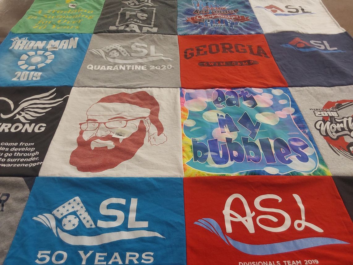 T-shirt quilt featuring asl by Nicole from GA
