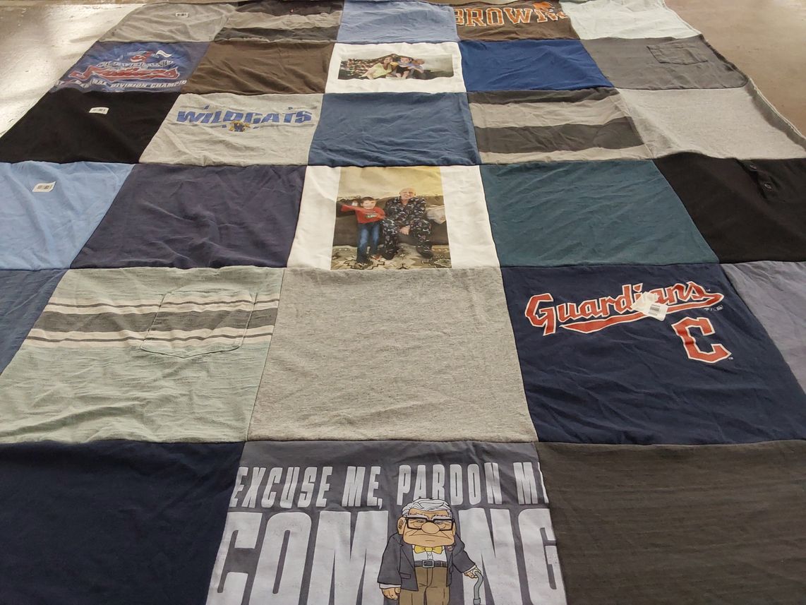 T-shirt quilt by Carla from OH
