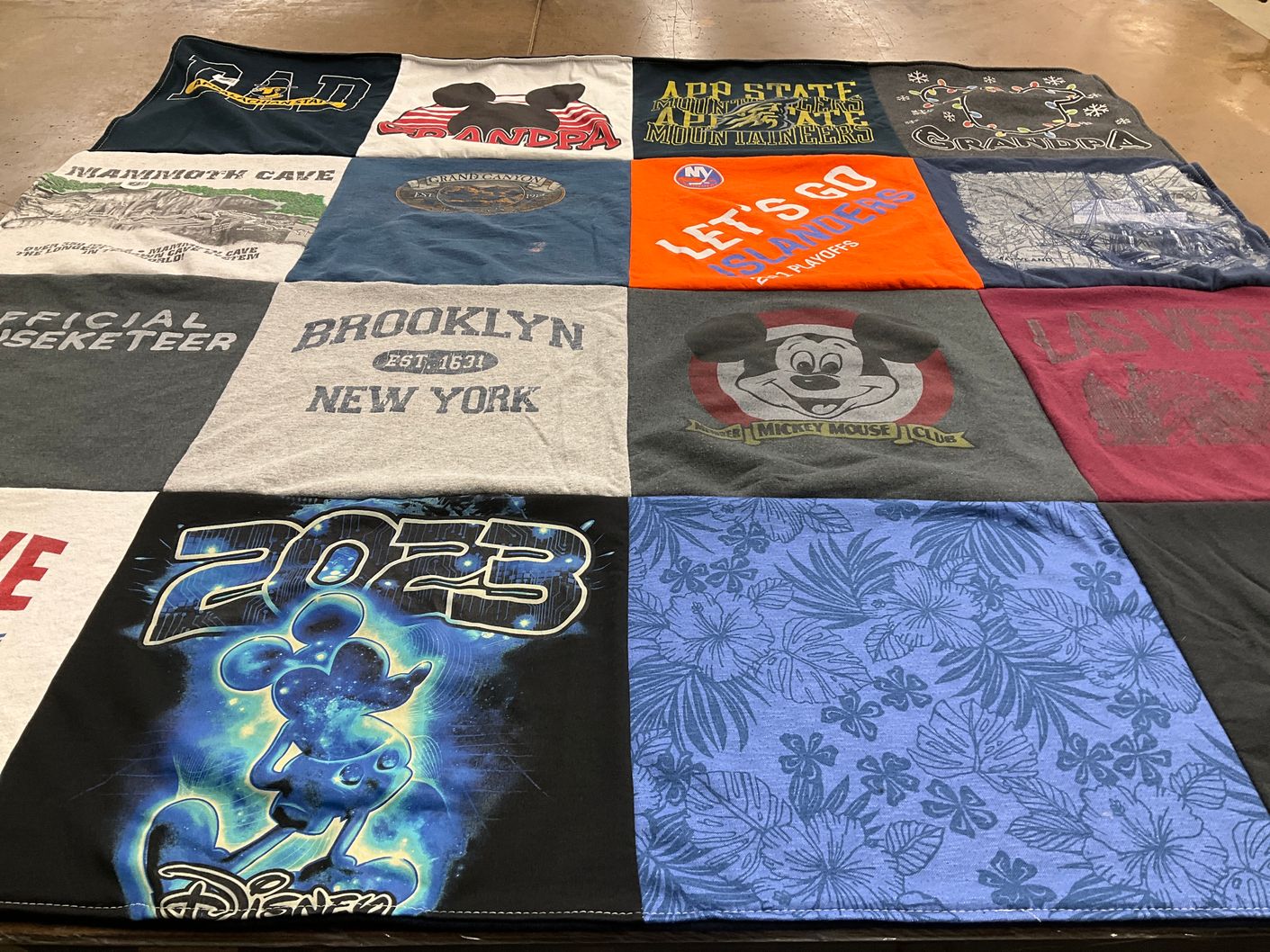 T-shirt quilt featuring new york islanders by Cheryl from NC