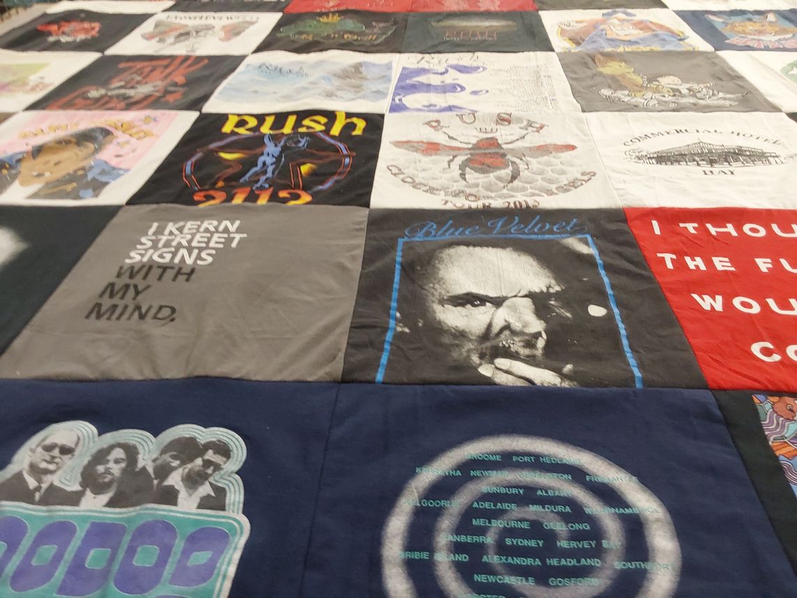 T-shirt quilt by Ray from CA
