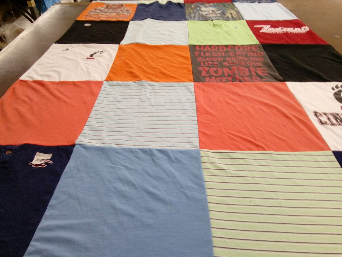 T-shirt quilt by Karen from OH