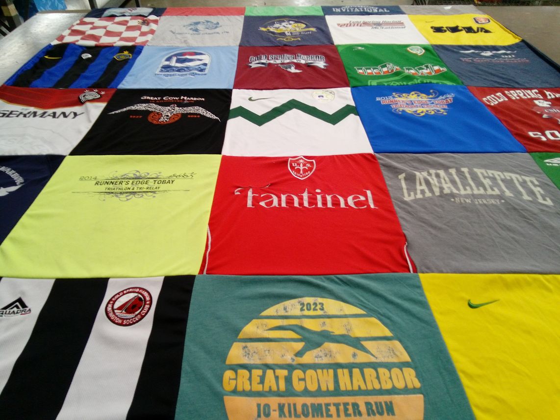 T-shirt quilt featuring washington soccer club by Amanda from NY
