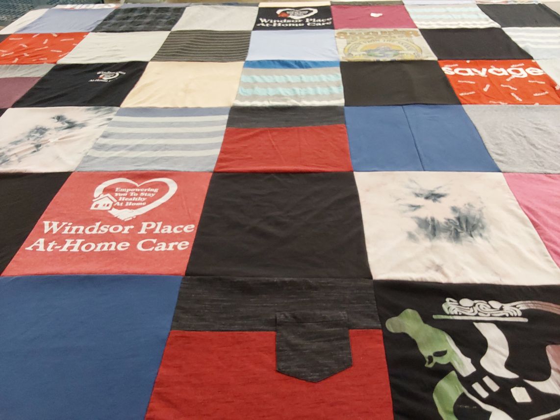 T-shirt quilt by Efah from OR