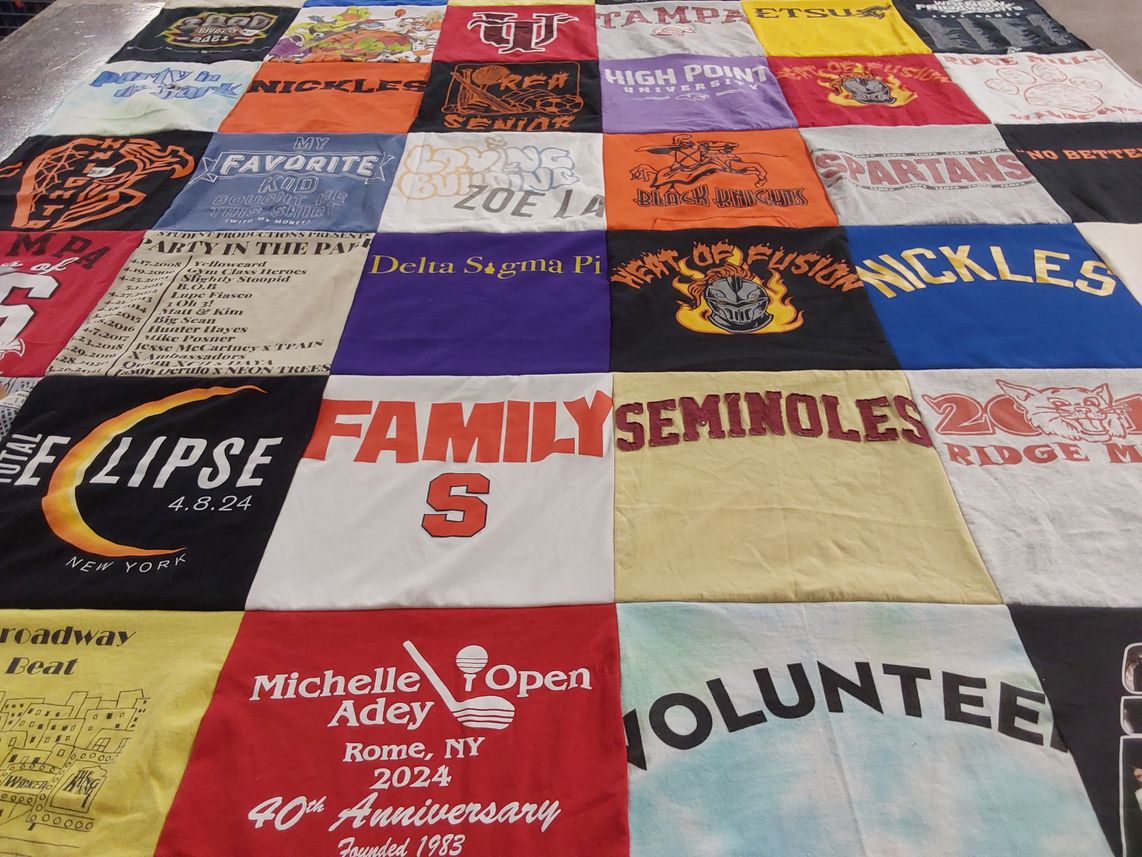 T-shirt quilt featuring seminoles by Deborah from NY