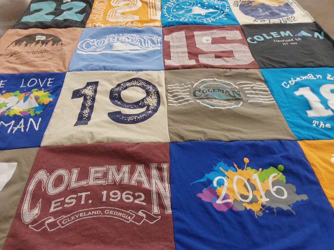 T-shirt quilt from camp coleman by Ashley from FL