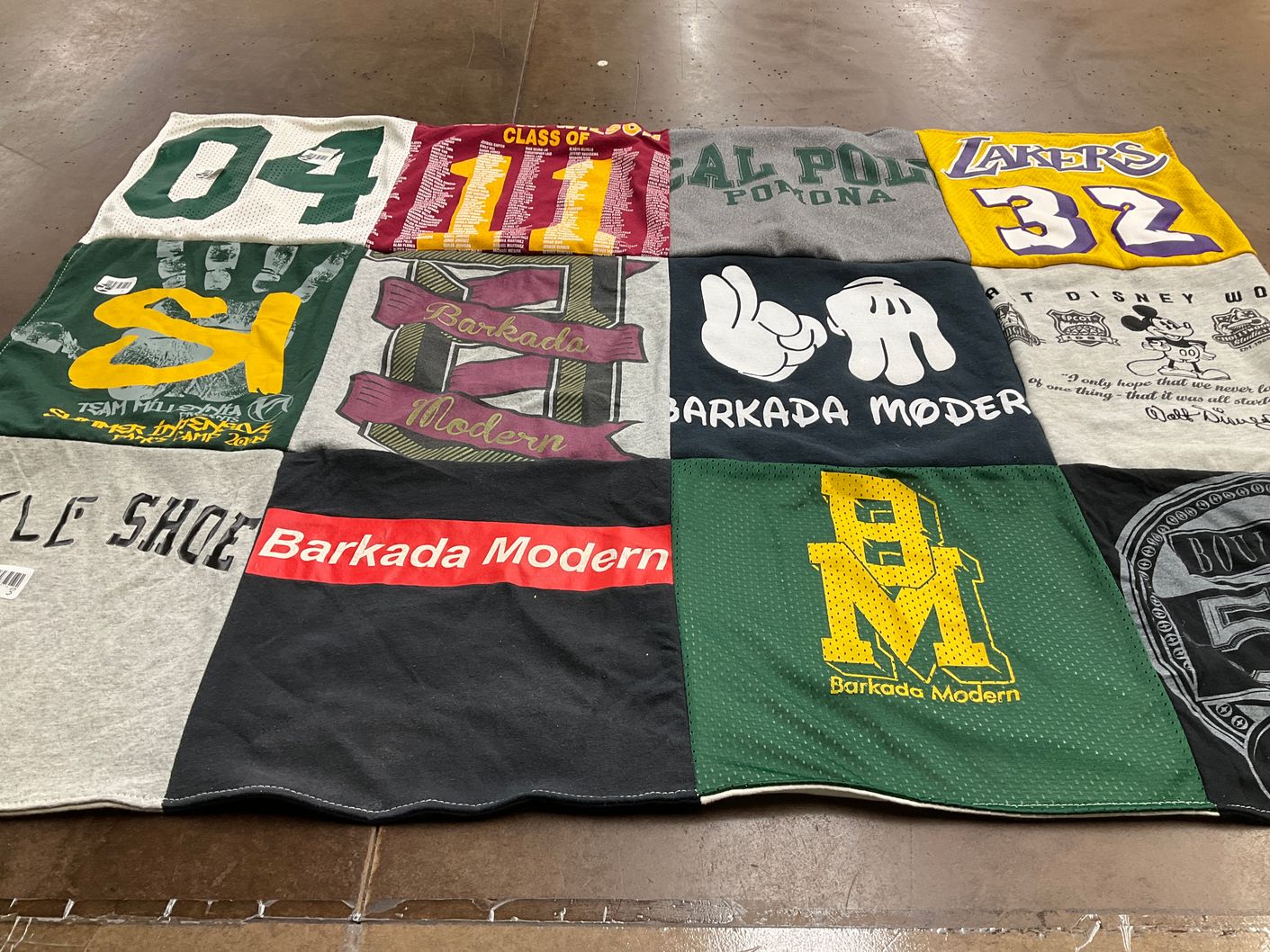 T-shirt quilt from california polytechnic state university by Jacqueline from CA
