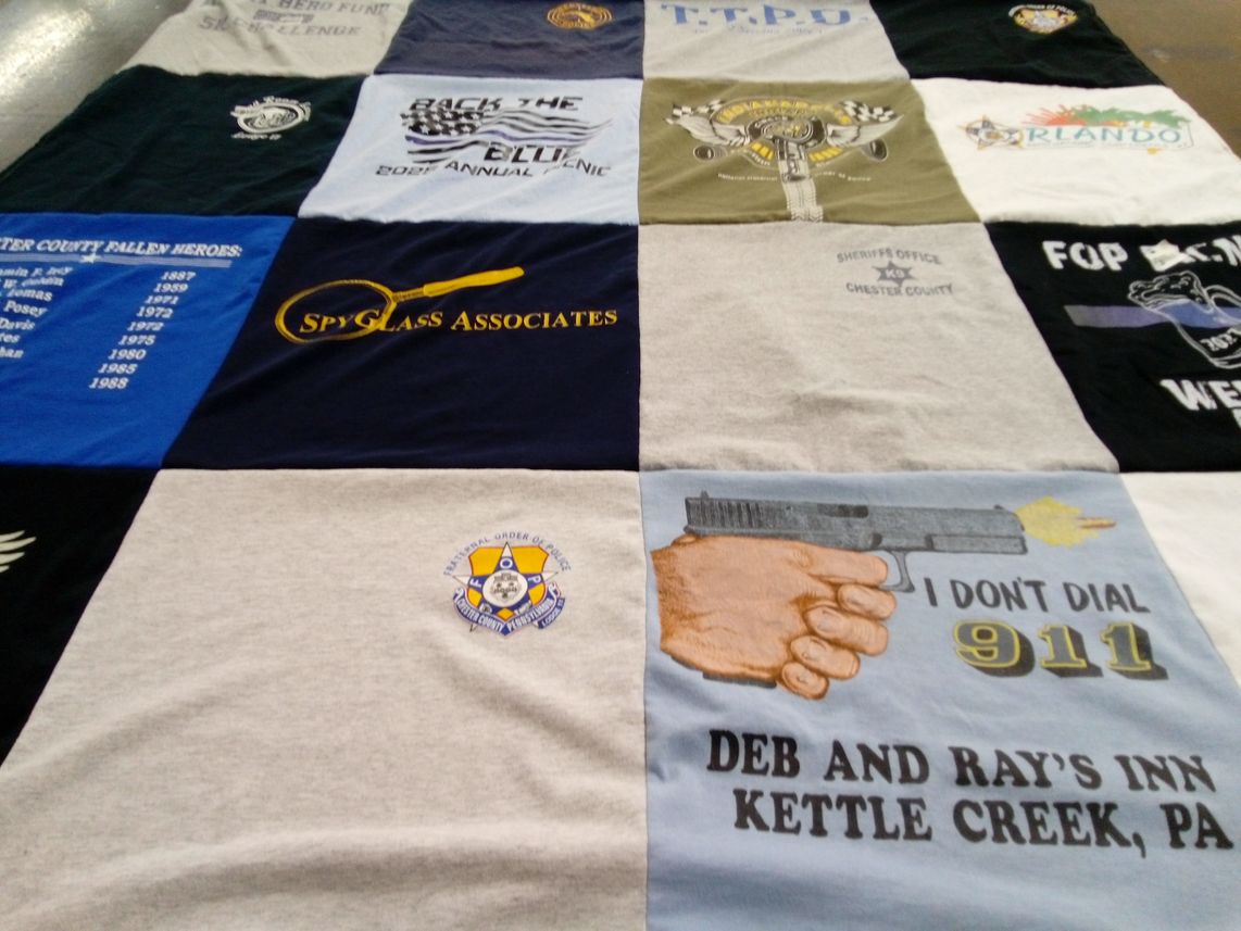 T-shirt quilt by Debra from PA