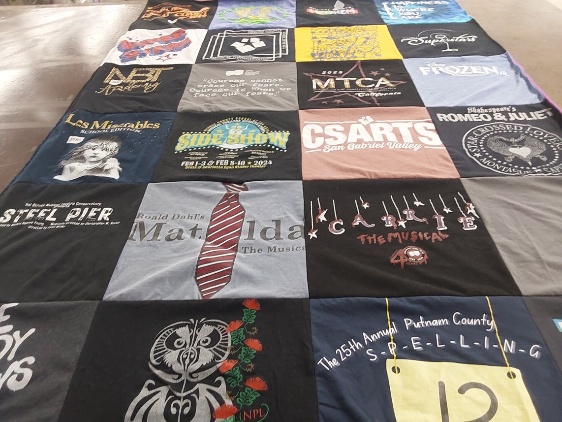 T-shirt quilt from mtc academy by emily from CA