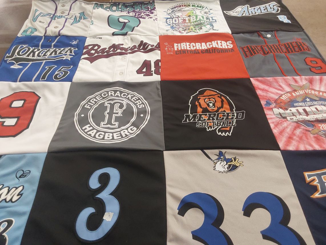 T-shirt quilt featuring firecrackers central california, sorcerers by Trisha from CA