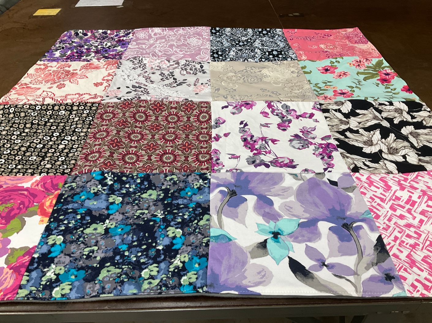 T-shirt quilt with sewing, quilting themes by Stacie from MN
