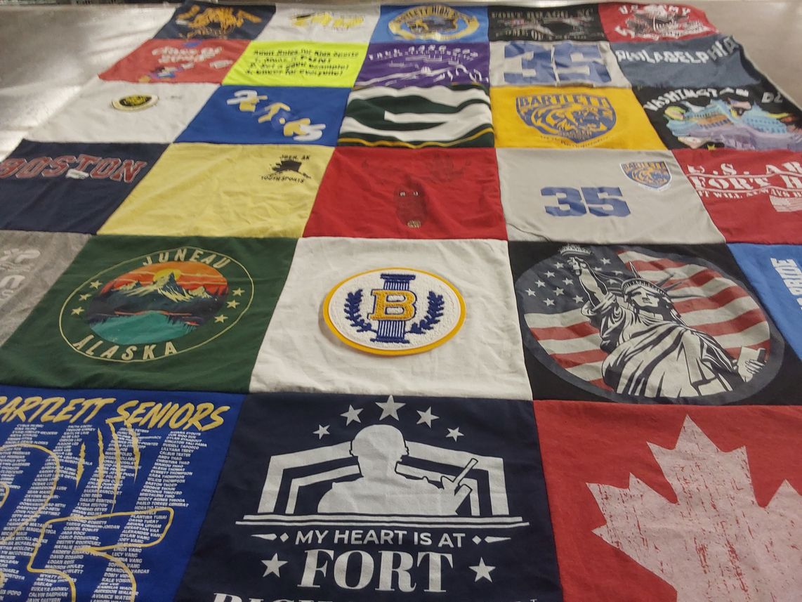 T-shirt quilt from bartlett high school by JODIE from TX