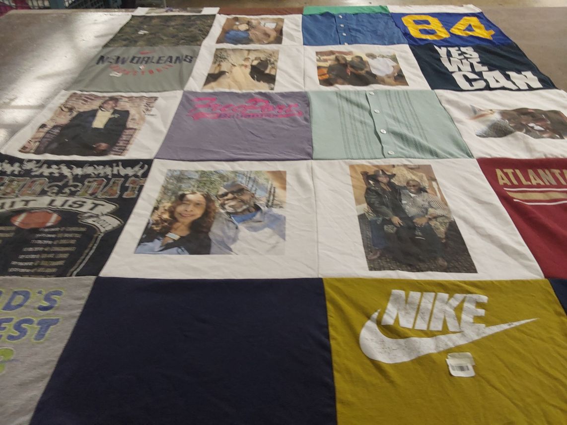 T-shirt quilt by Charla from GA