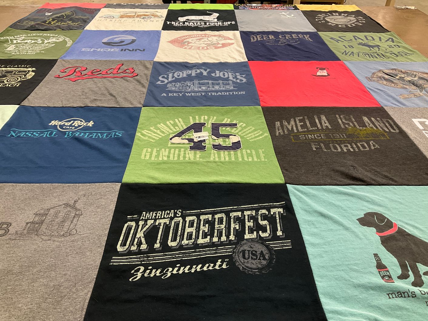 T-shirt quilt by Patricia from OH
