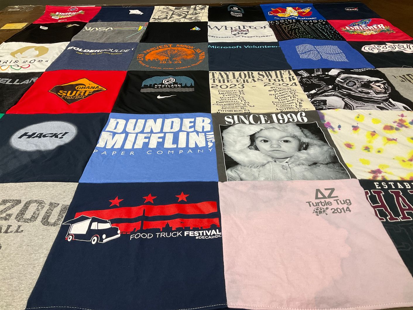 T-shirt quilt from university of missouri by Savannah from MO