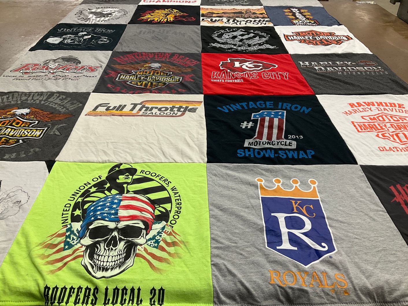 T-shirt quilt featuring kansas city royals by Wendi from MO