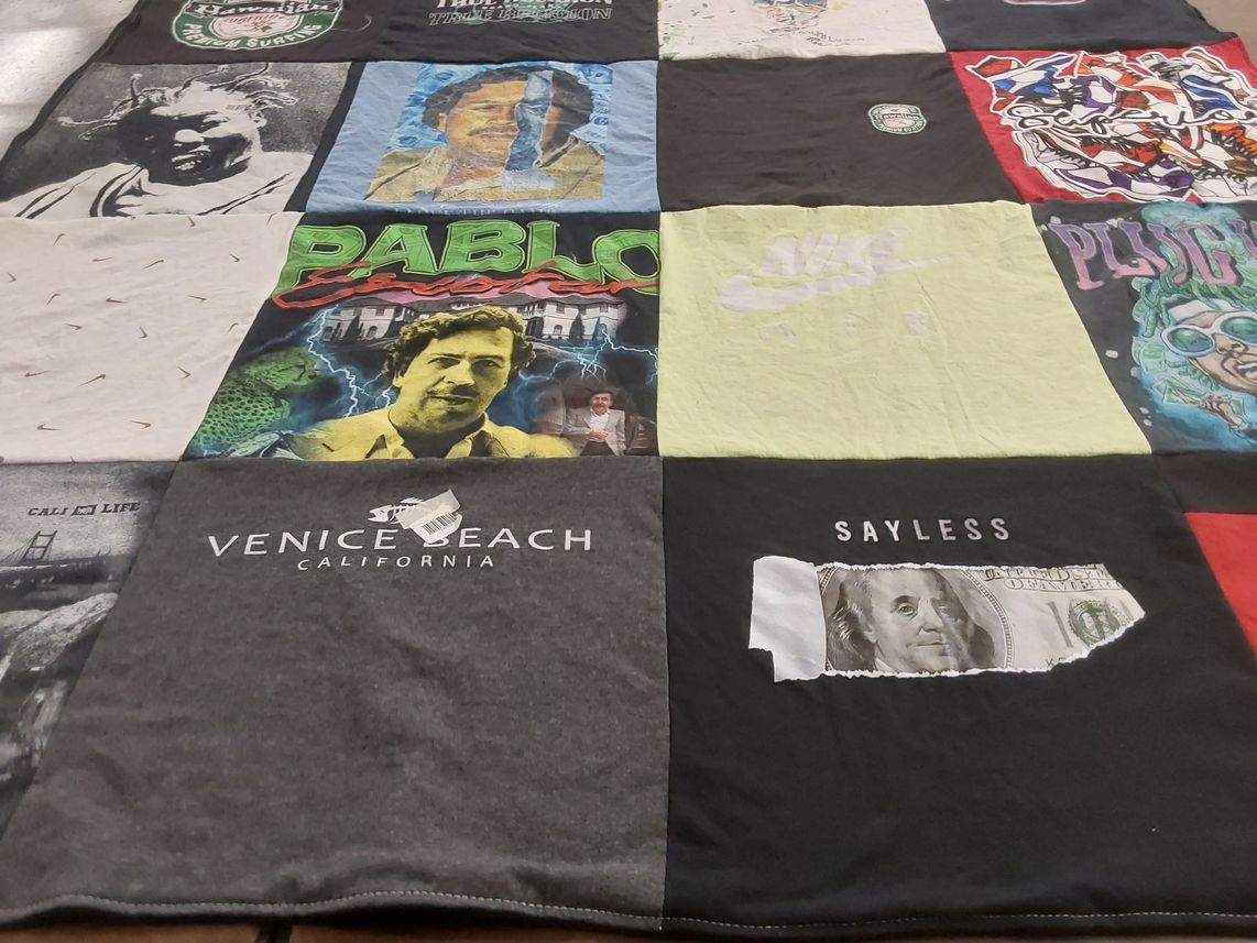 T-shirt quilt by Micah from MO