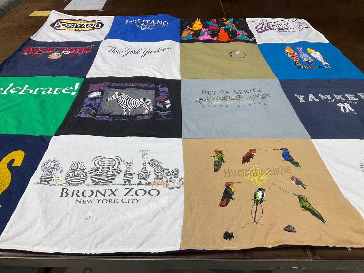 T-shirt quilt featuring new york yankees by Daniel from NY