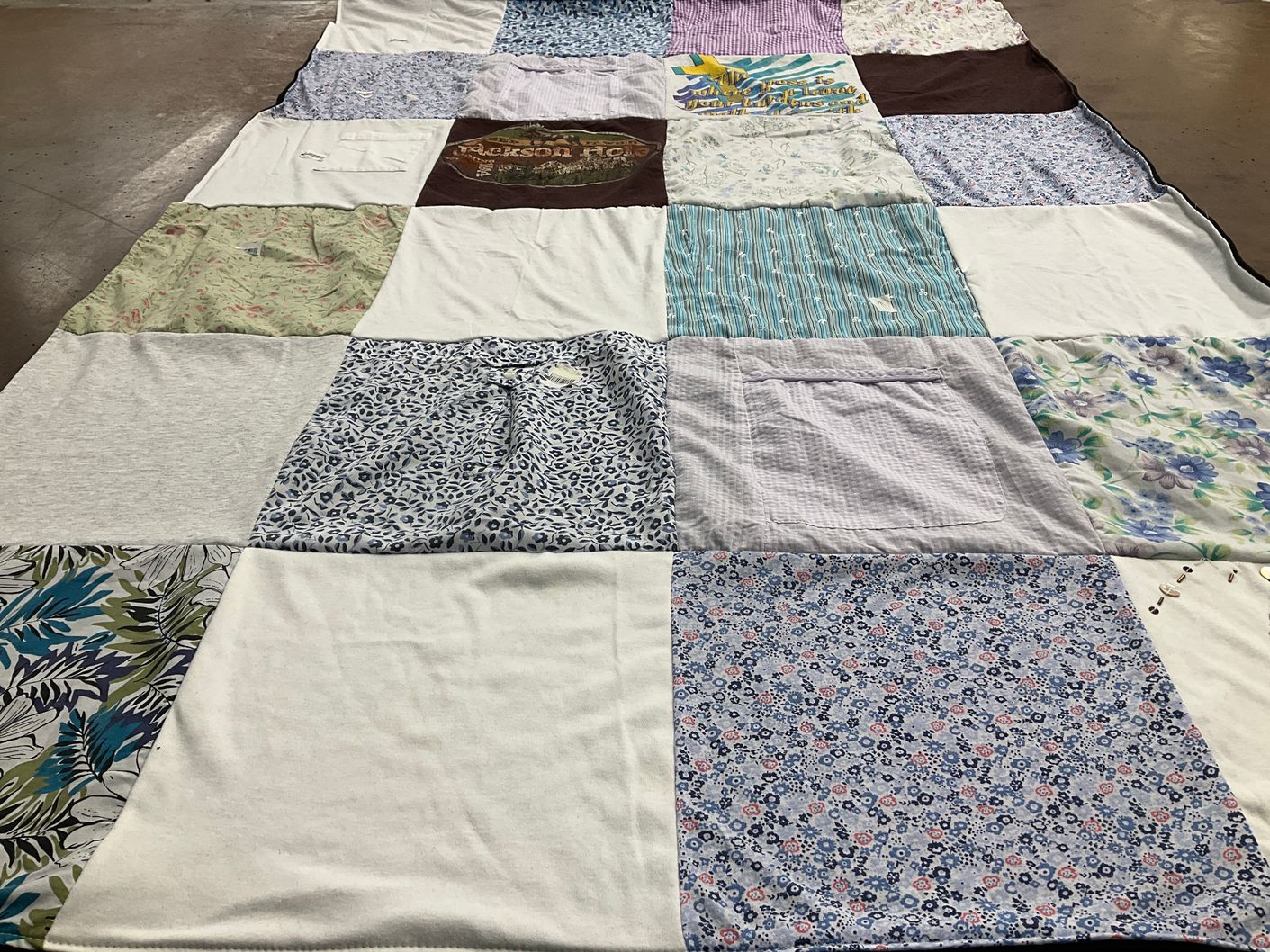 T-shirt quilt by Daniel from GA