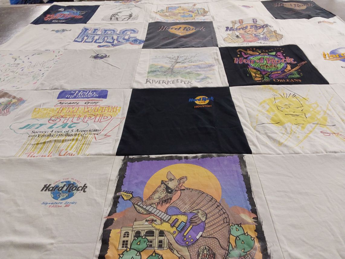 T-shirt quilt by Arif from CA