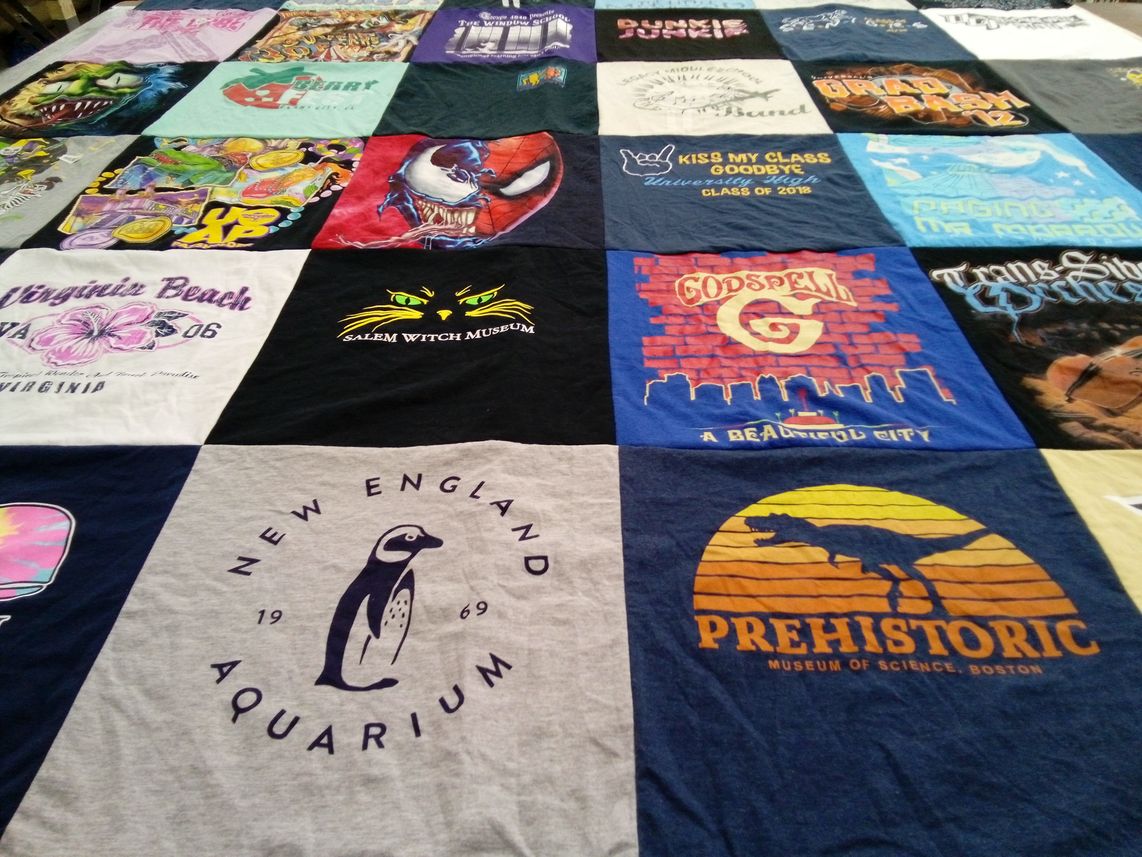 T-shirt quilt from university of virginia by Amanda from FL