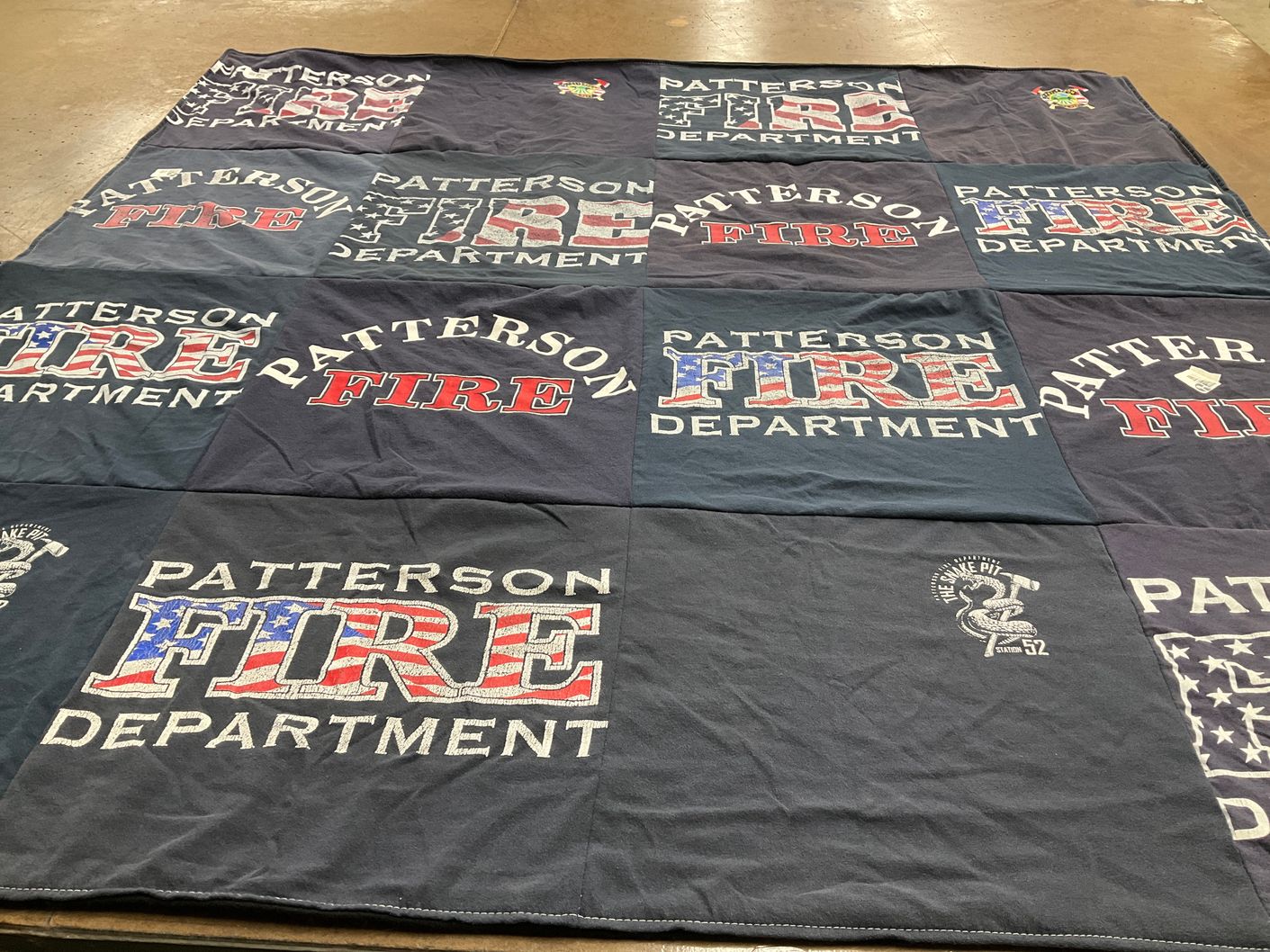 T-shirt quilt by Christine from CA