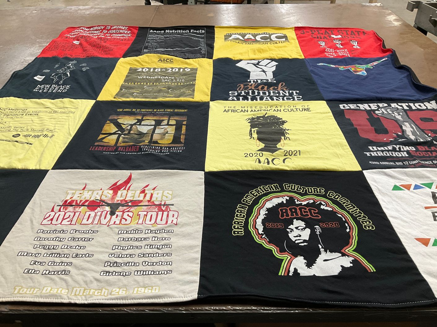 T-shirt quilt by Brianna from TX