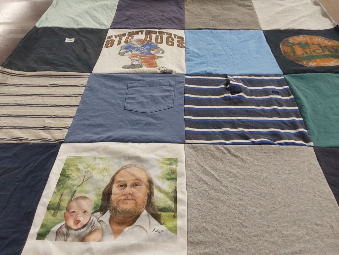 T-shirt quilt by Jennie from KY