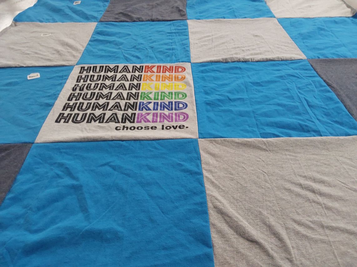 T-shirt quilt by Kathleen from FL