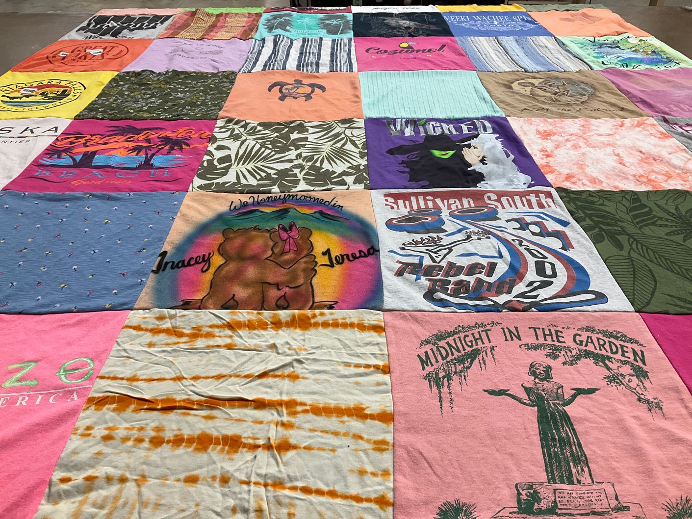 T-shirt quilt from sullivan south high school by Erin from TN