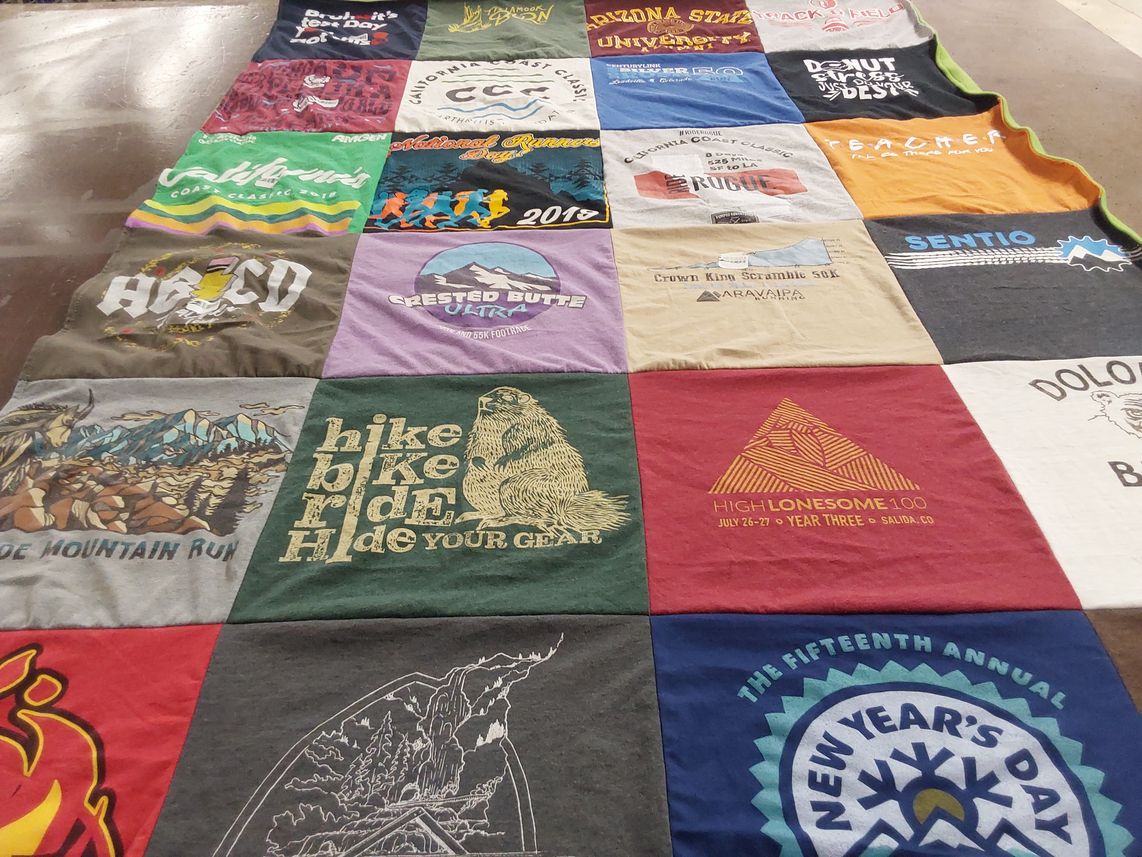 T-shirt quilt from arizona state university by Natalie from CO