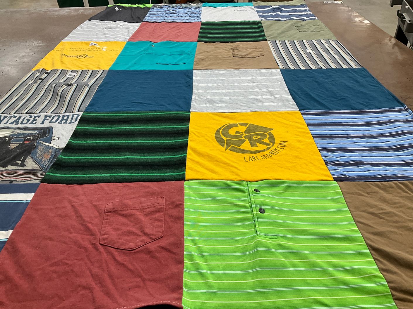 T-shirt quilt by Karen from VA