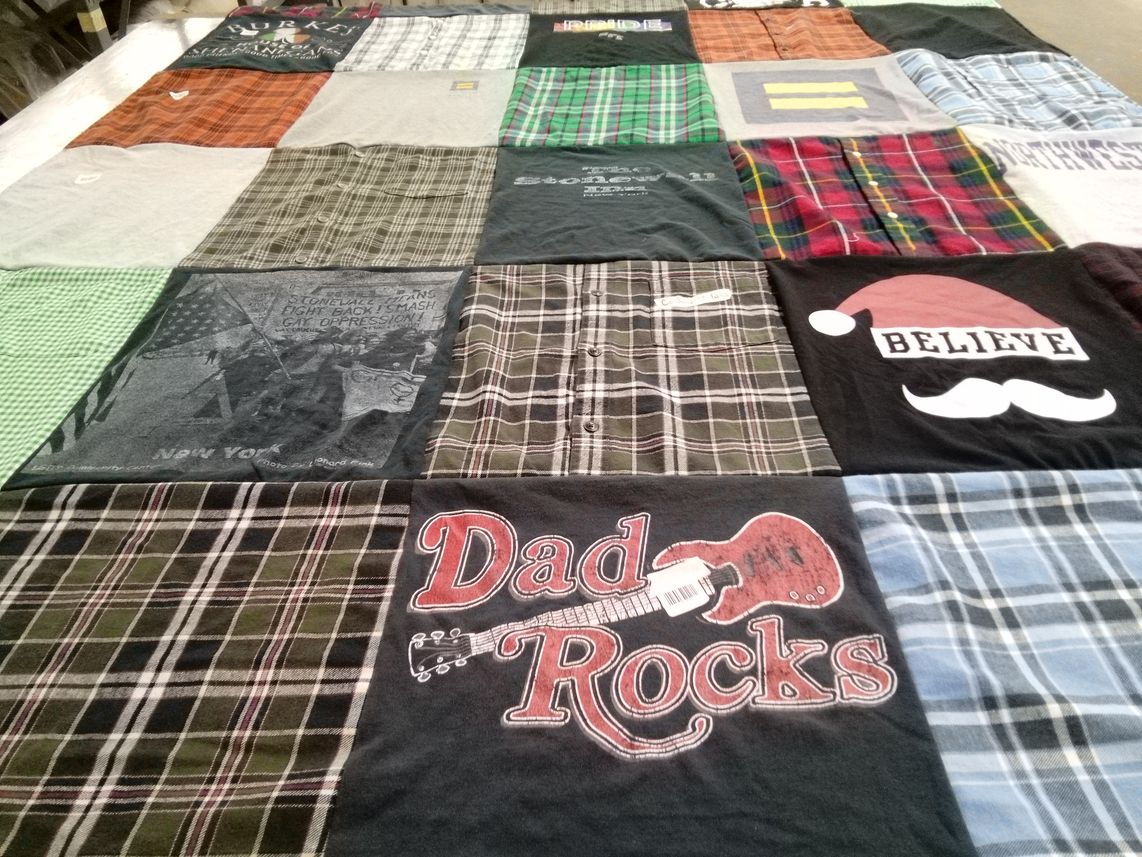 T-shirt quilt by Dominick from NY