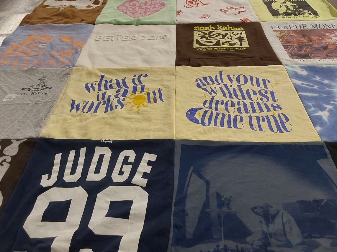 T-shirt quilt by Ellen from NY